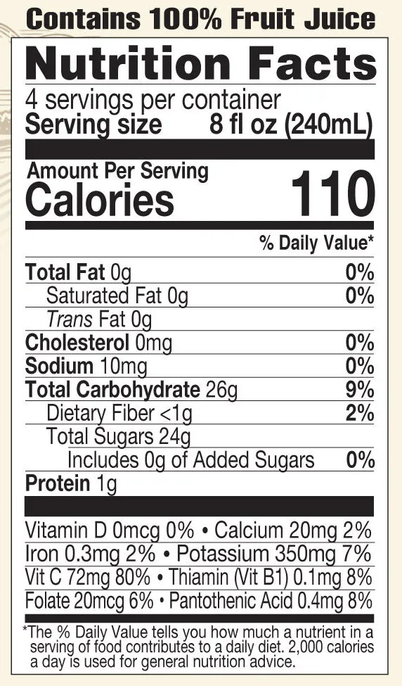 Lakewood Organic Pure Pink Grapefruit Juice | 32oz - Image 3